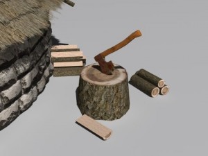 viking hut Model 3D