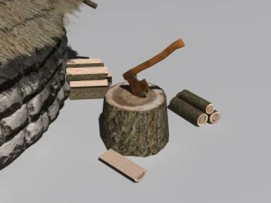 viking hut 3D Model