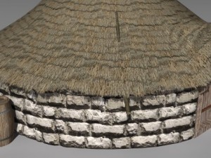 viking hut Model 3D