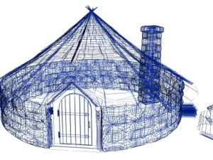 viking hut 3D Model