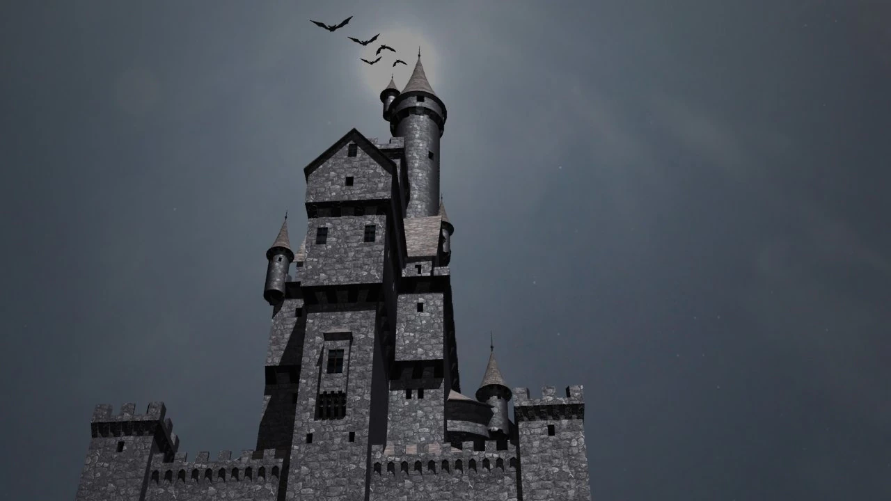 castle 3D Model .c4d .max .obj .3ds .fbx .stl .blend 
