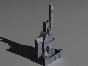 castle Modello 3D