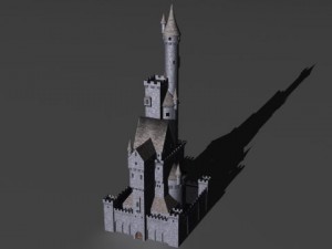 castle Modello 3D