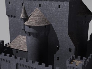 castle Modello 3D