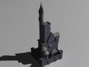 castle Modello 3D