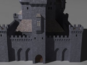 castle Modello 3D