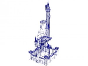 castle Modello 3D