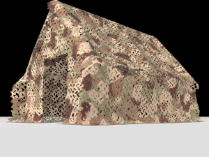 Camouflage netting 3D Model