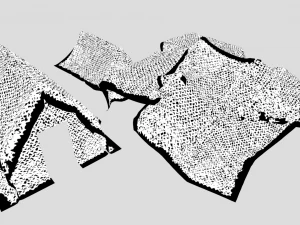 Camouflage netting 3D Model