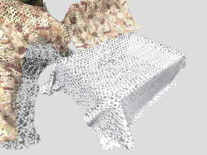 Camouflage netting 3D Model
