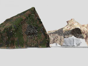 Camouflage netting 3D Model