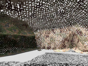 Camouflage netting 3D Model