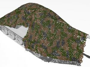Camouflage netting Modèle 3D