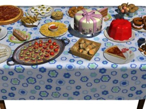 food collection Modèle 3D
