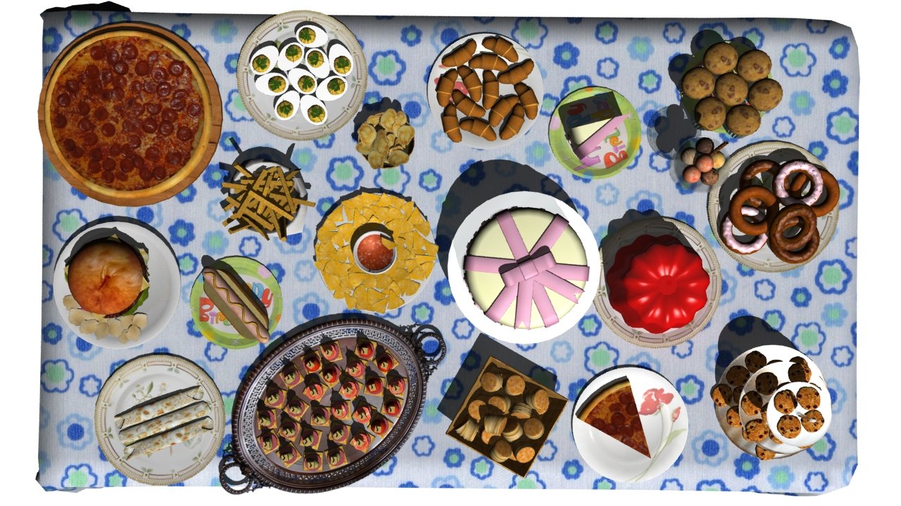 3d models food