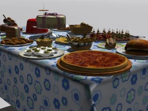 coleta de alimentos Modelo 3D