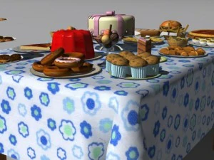 coleta de alimentos Modelo 3D