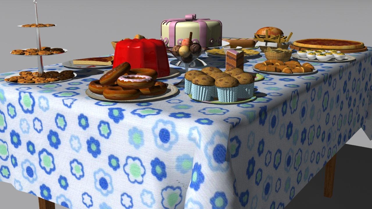 3d models food