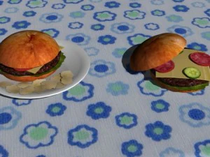 coleta de alimentos Modelo 3D