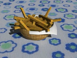 coleta de alimentos Modelo 3D