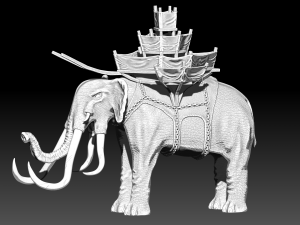 War Elephants Modèle 3D