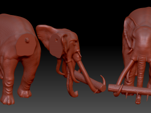 War Elephants Modèle 3D