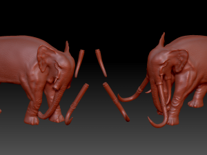 War Elephants Modèle 3D
