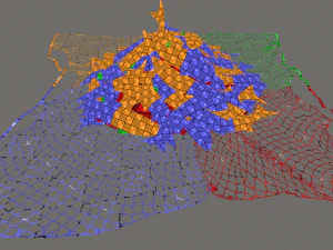 Rede de pesca Modelo 3D