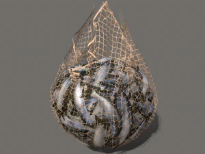 Rede de pesca Modelo 3D