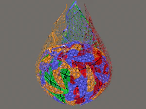 Rede de pesca Modelo 3D