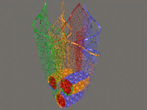 Rede de pesca Modelo 3D