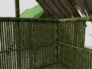 Jungle hut 3Dモデル
