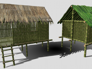 Jungle hut 3Dモデル