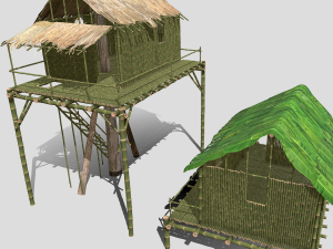 Jungle tree house 3D Model