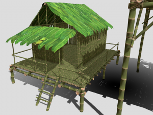 Jungle tree house 3D Model
