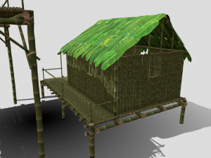 Jungle tree house 3D Model