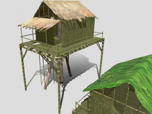 Jungle tree house 3D Model