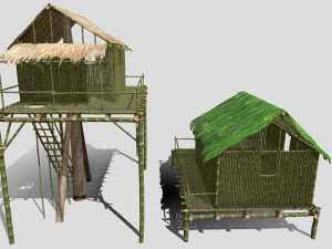 Jungle tree house 3D Model
