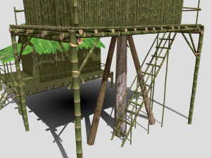 Jungle tree house 3D Model