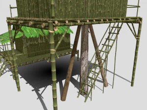 Jungle tree house 3D Model