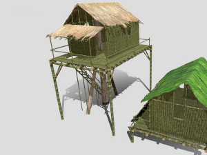 Jungle tree house 3D Model