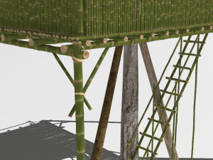 Jungle tree house 3D Model