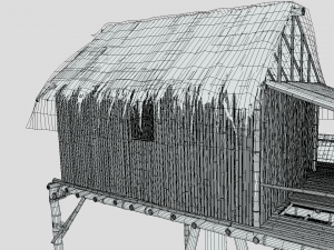 Jungle tree house 3D Model