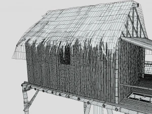 Jungle tree house 3D Model