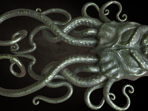Cthulhu door knocker 3D Model