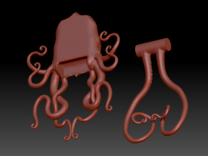 Cthulhu door knocker 3D Model