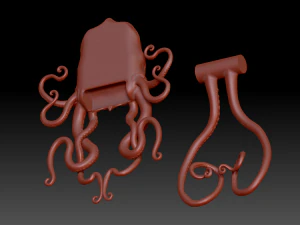 Cthulhu door knocker 3D Model