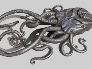 Cthulhu door knocker 3D Model