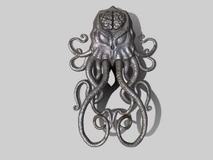 Cthulhu door knocker 3D Model