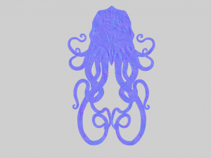 Cthulhu door knocker 3D Model